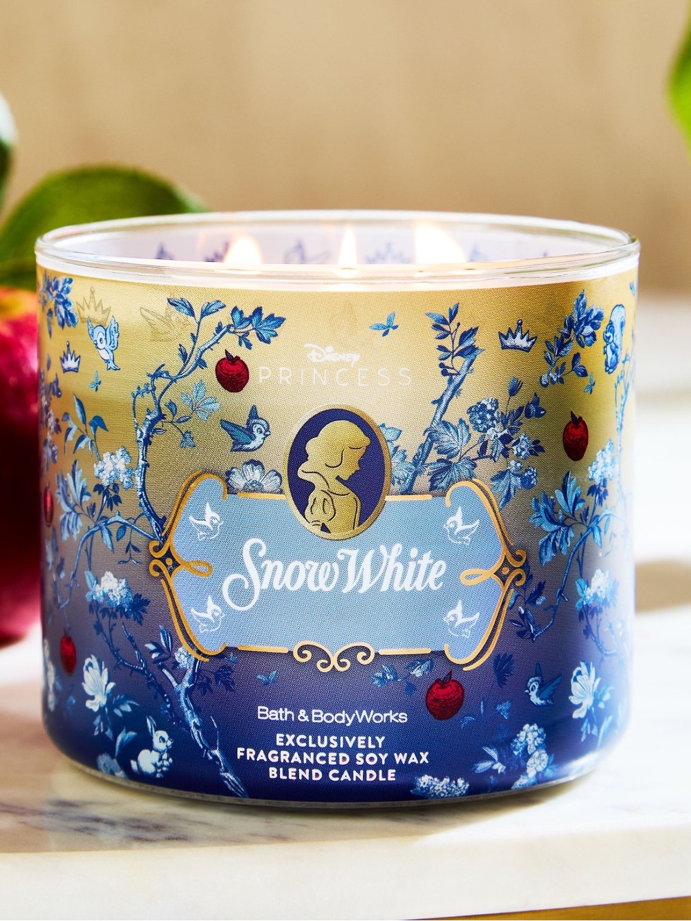 Bath & Body Works Snow White Decorative Candle Disney Collection